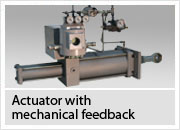 Actuator with mechanical feedback