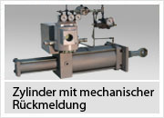 Zylinder mit mechanischer Rüchmeldung